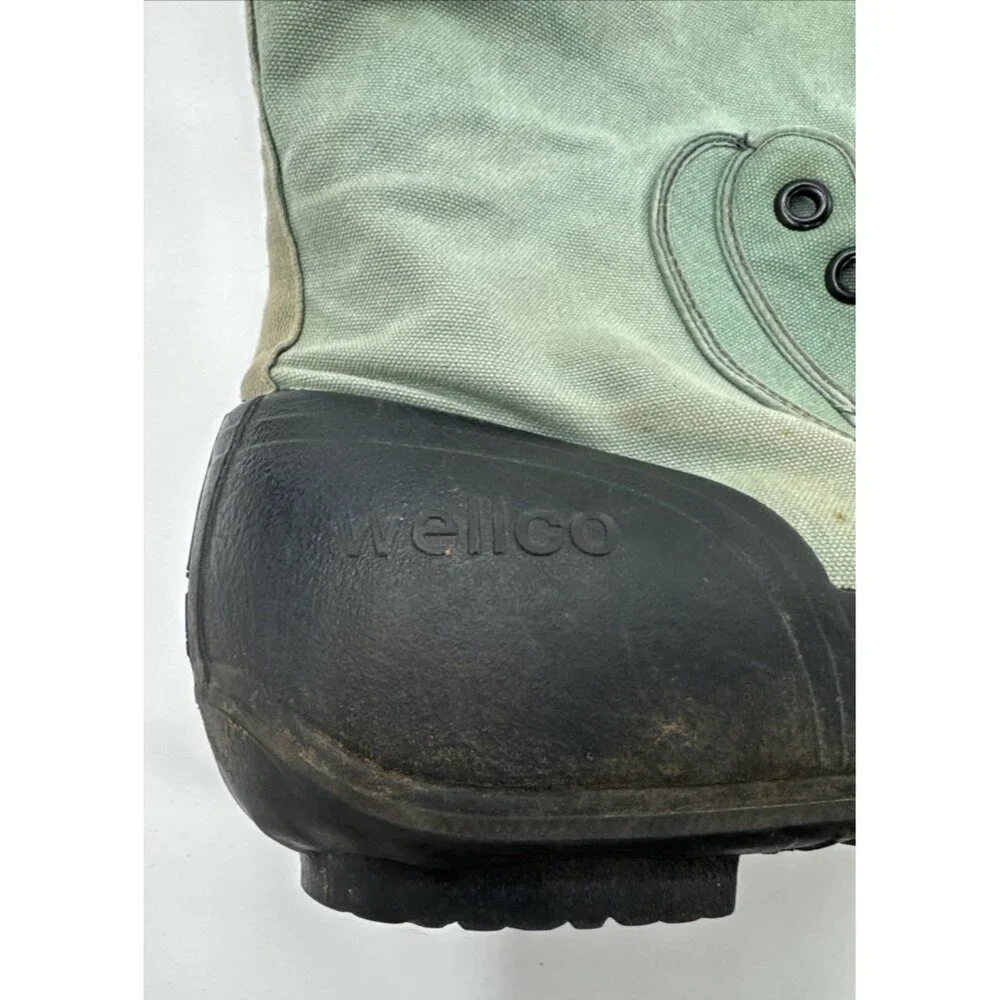 Vintage US Military N-1B Extreme Cold Weather Boots Mens MEDIUM Wool Liner